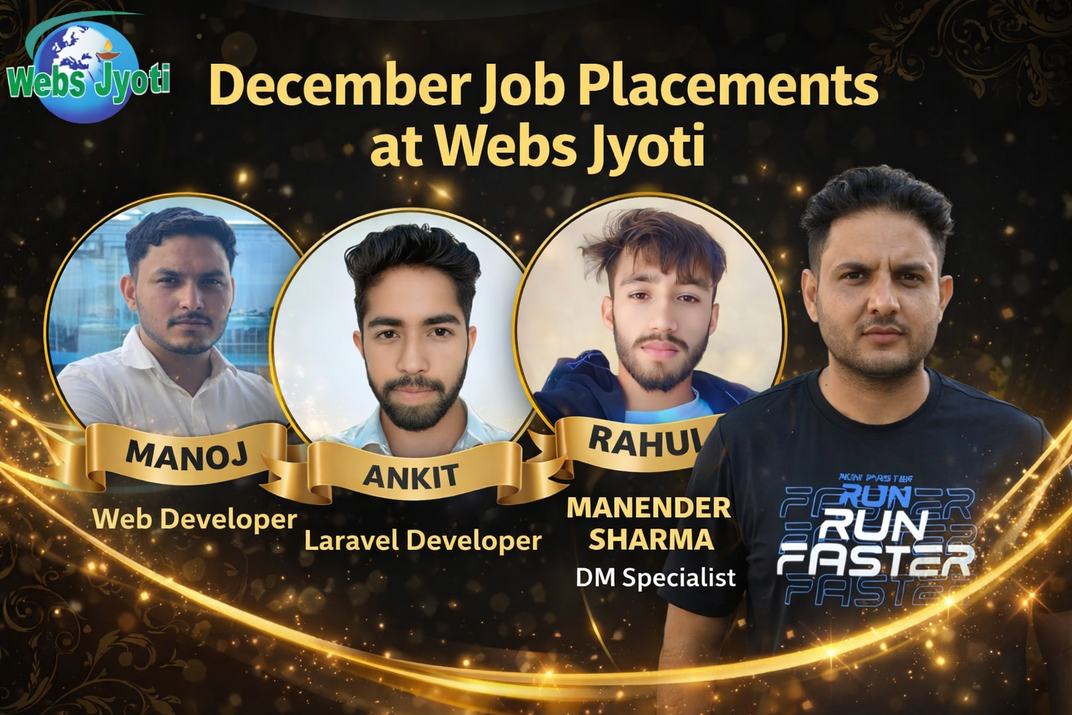 December Job Placements at Webs Jyoti